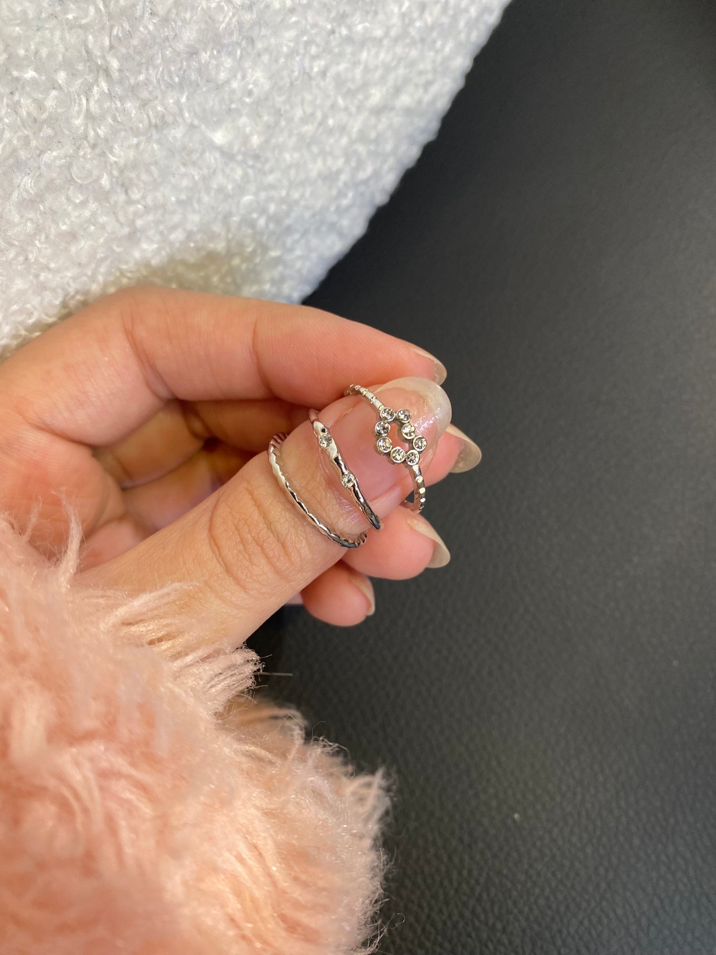 Anéis Minimalistas - Conjunto