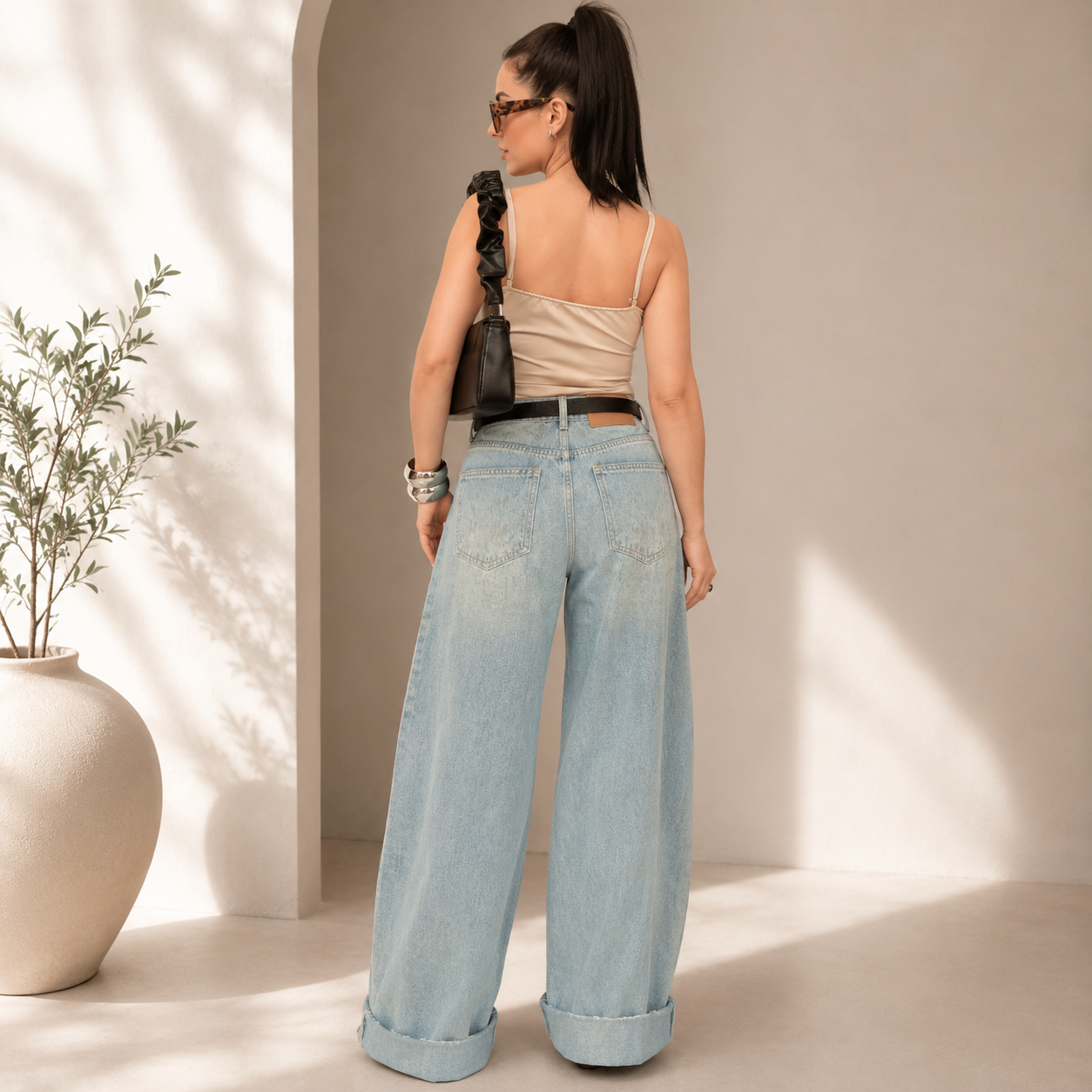 Calça Jeans Ballon Lumière