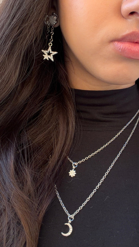 Brincos de Estrela Longo