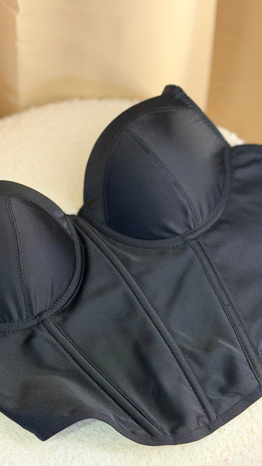 Corset Estruturado Sculpt Preto