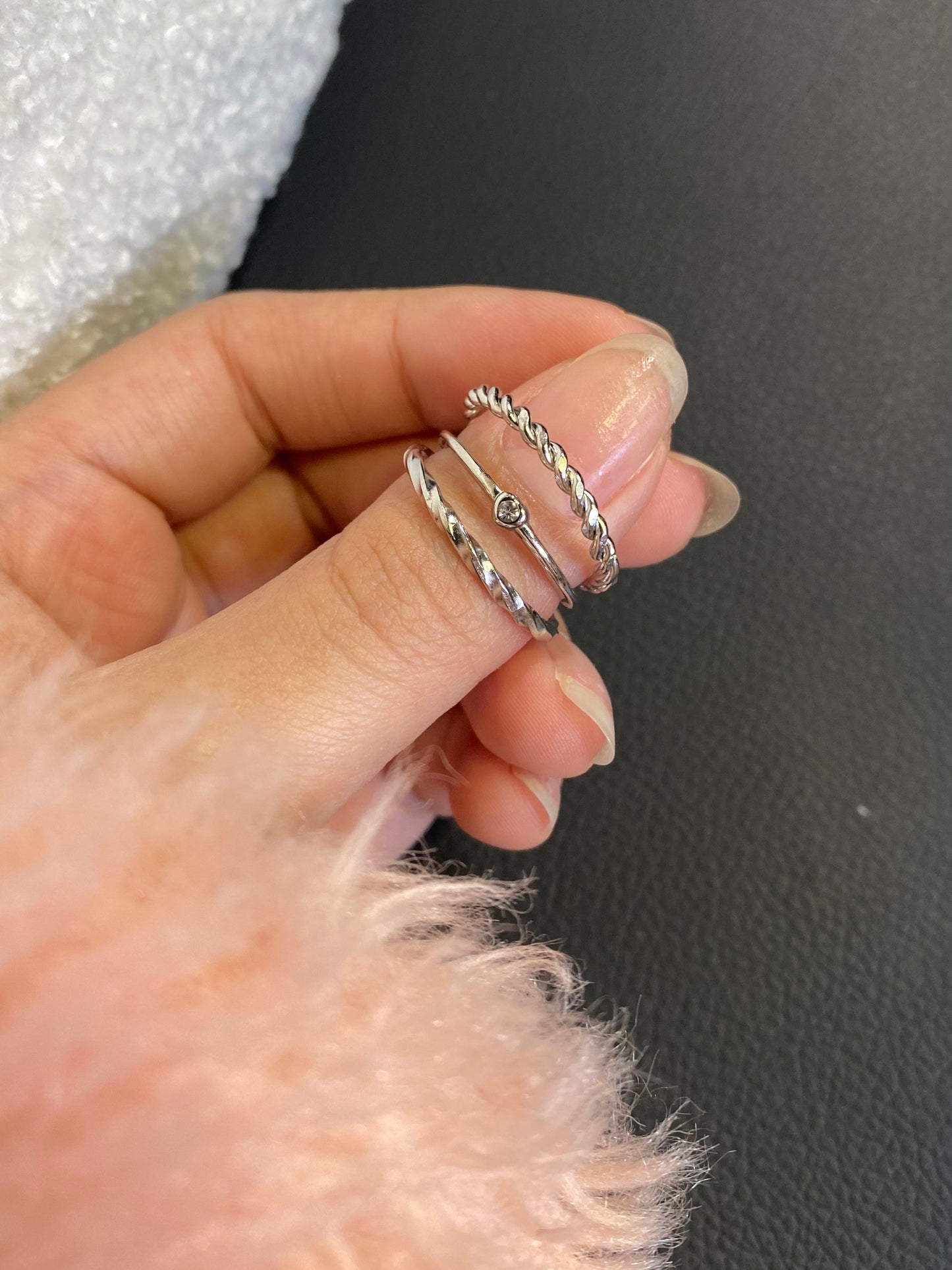 Anéis Minimalistas - Conjunto