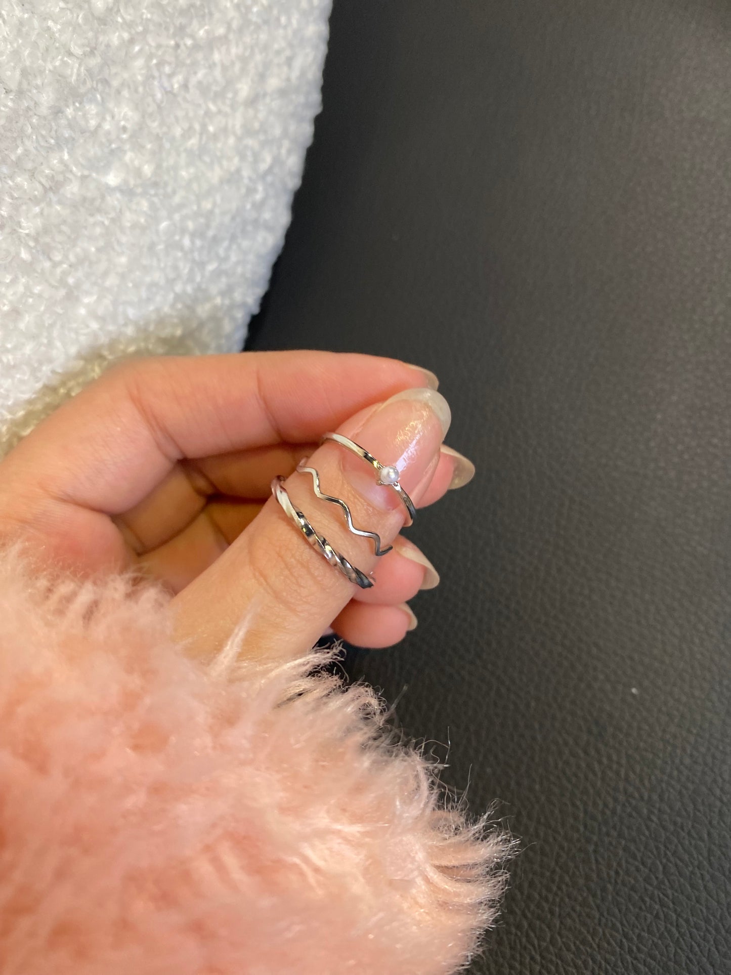 Anéis Minimalistas - Conjunto