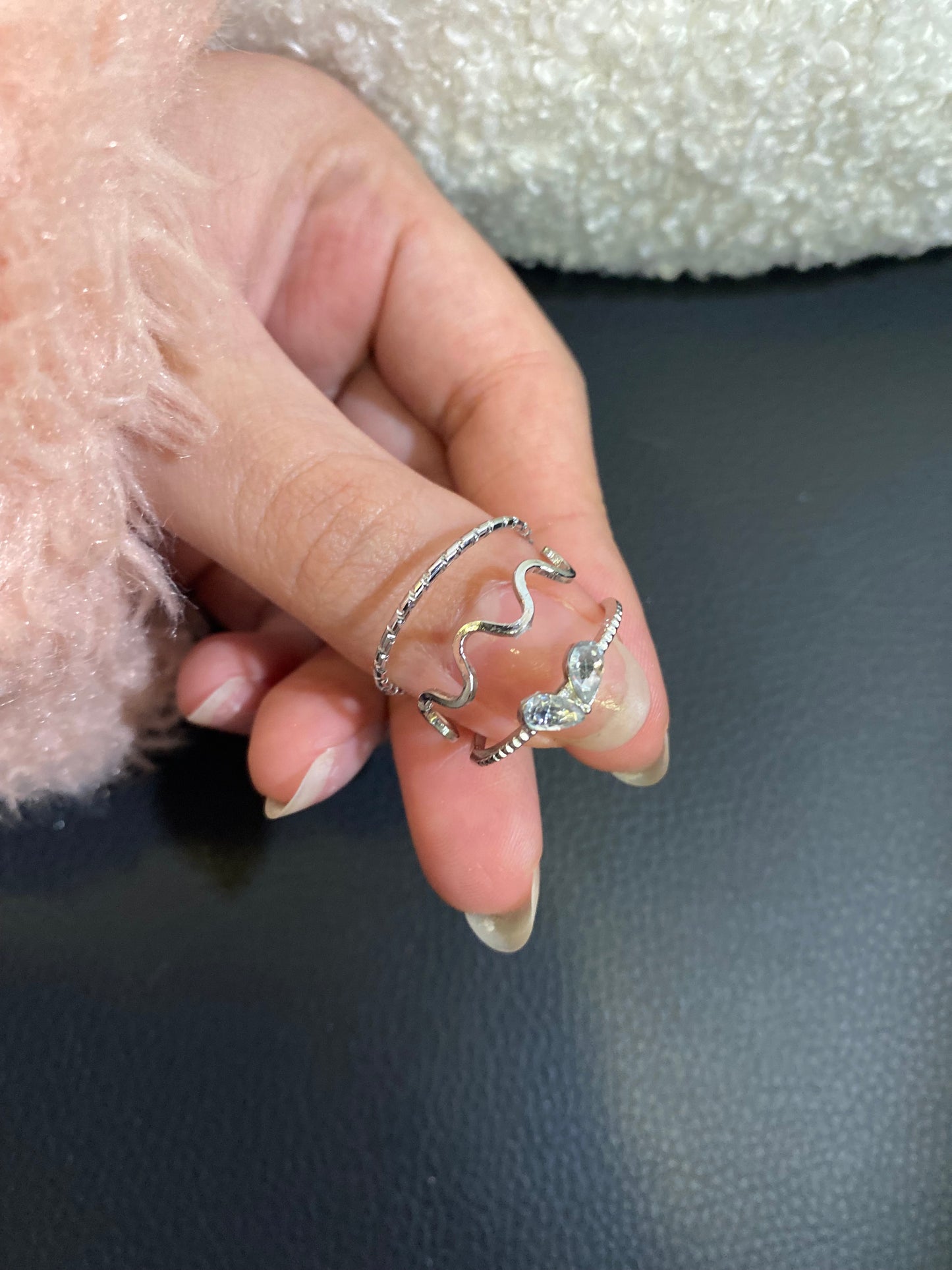 Anéis Minimalistas - Conjunto