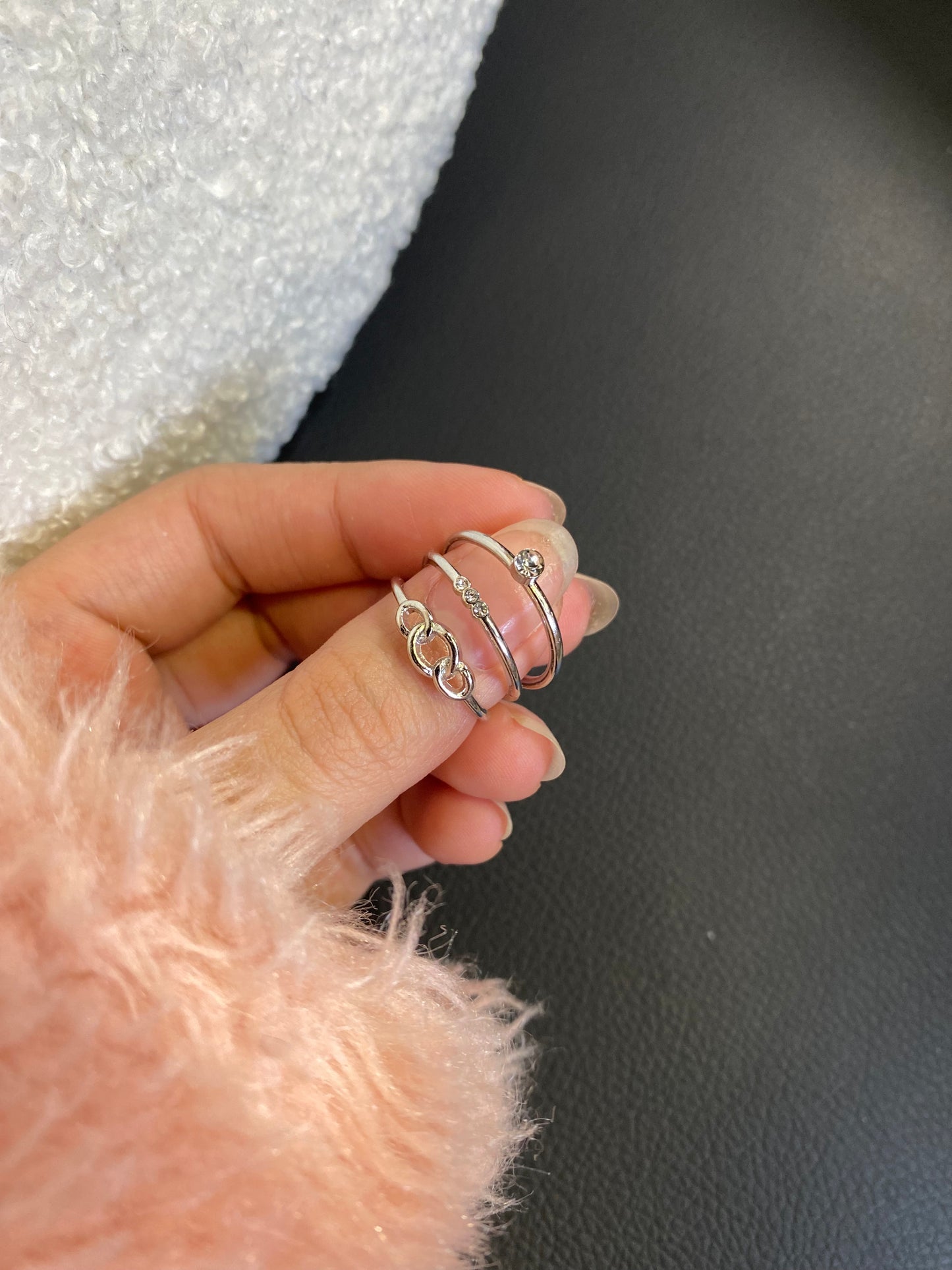 Anéis Minimalistas - Conjunto