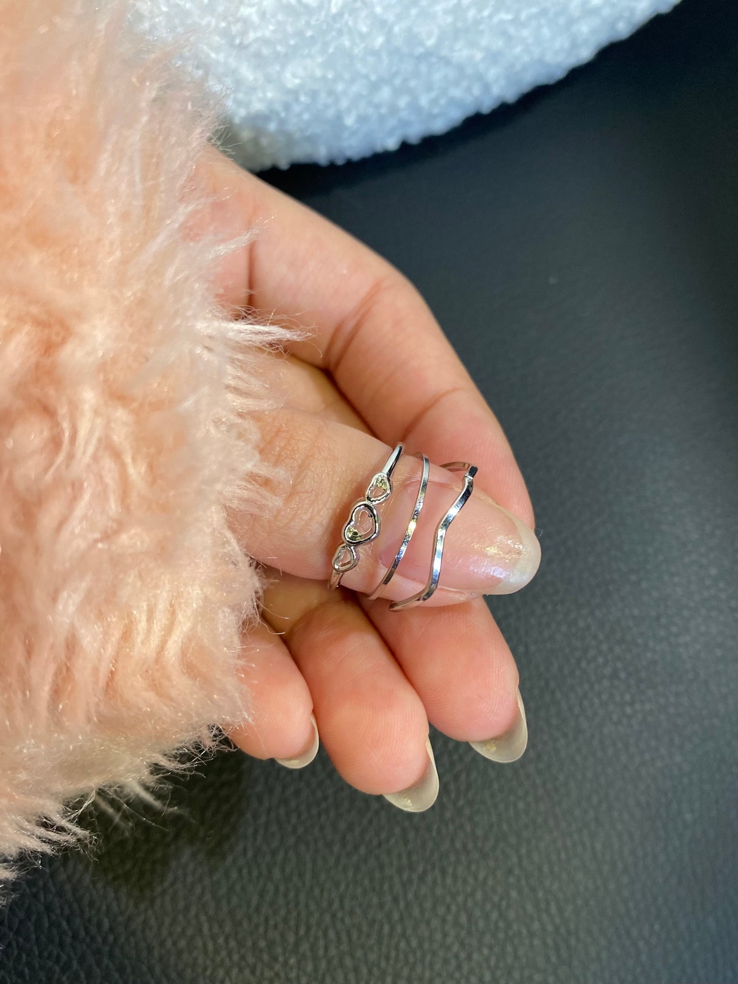 Anéis Minimalistas - Conjunto