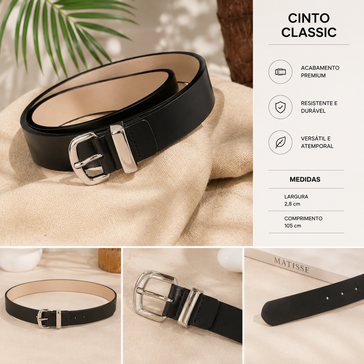 Cinto Essential Black