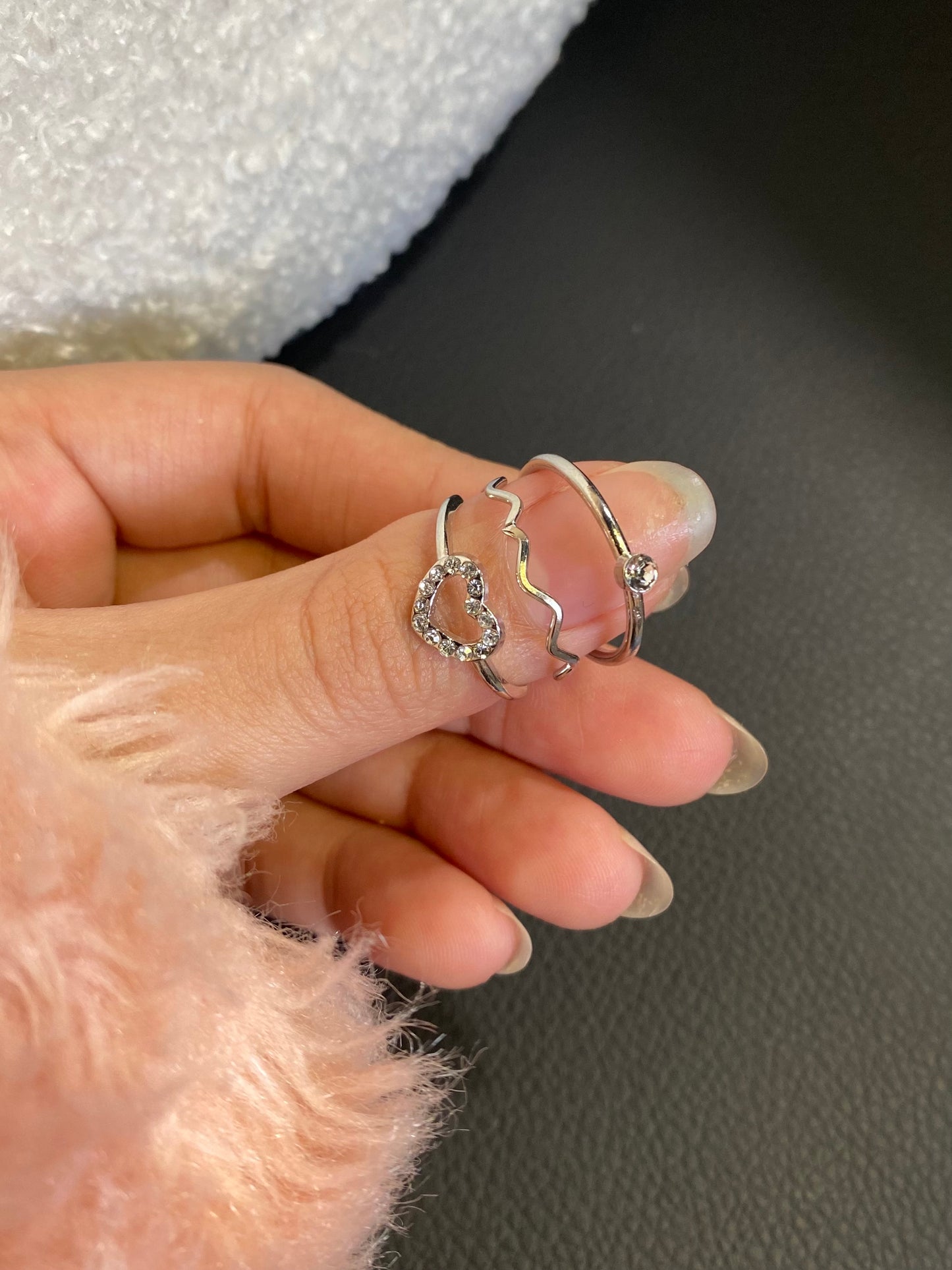 Anéis Minimalistas - Conjunto