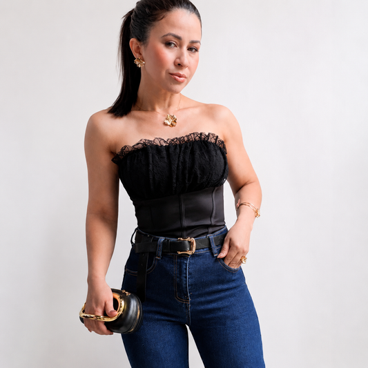Top Rendado Elegance