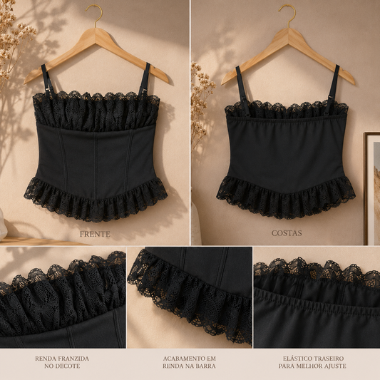Top Rendado Elegance