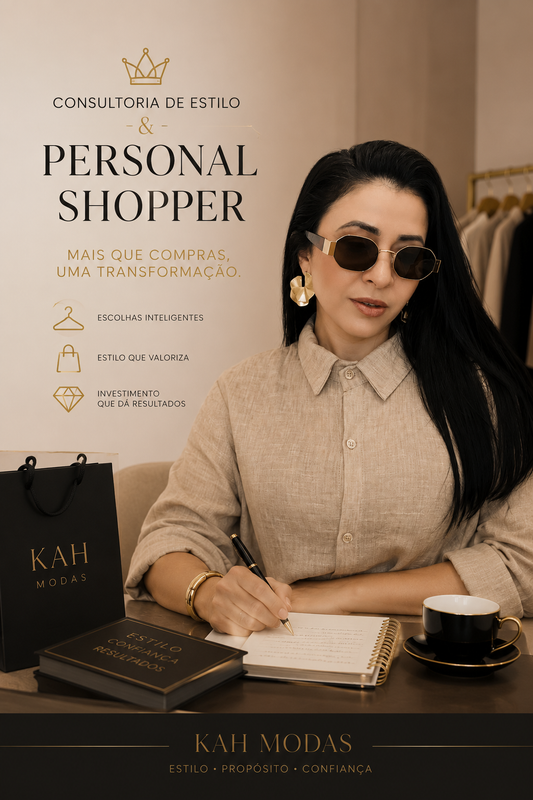 Consultoria de Estilo + Personal Shopper(Presencial ou Online)